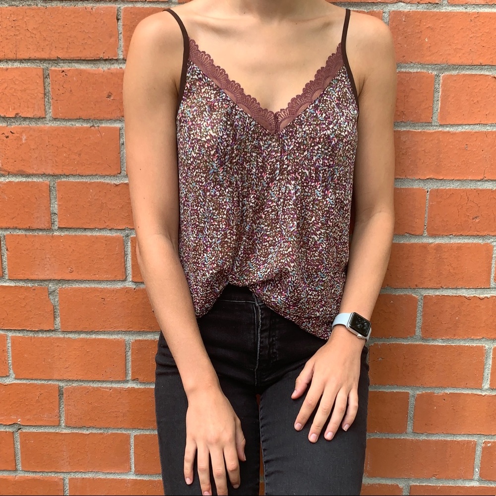 Staring at Stars Multicolored Sheer Blouse